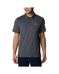 Columbia Tech Trail Polo Shirt 1768701013 męskie koszulki polo, Szare 001