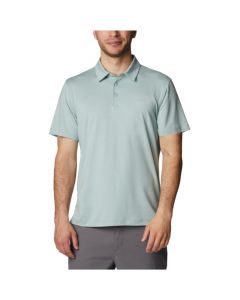 Columbia Tech Trail Polo Shirt 1768701350 męskie koszulki polo, Niebieskie 001