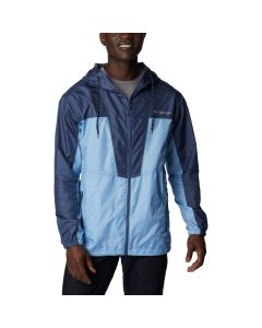 Columbia Trail Traveler Windbreaker Jacket 2036873430 męskie kurtki, Niebieskie 001