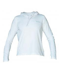 Columbia W EU Sun Trek LS Hoodie 2145261100 damskie bluzy, Białe 001