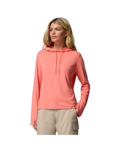 Columbia W EU Sun Trek LS Hoodie 2145261685 damskie bluzy, Różowe 001