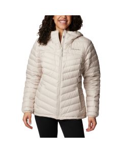 Columbia Westridge Down Hooded Jacket 2051264278 damskie kurtki, Beżowe 001