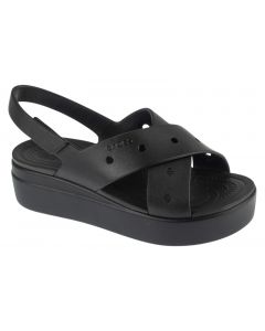 Crocs Brooklyn 4U Cross Strap Sandal W 212254-001 damskie sandały, Czarne 001