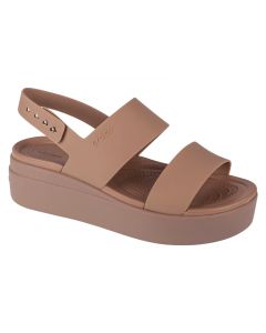 Crocs Brooklyn Low Wedge 206453-2EL damskie sandały, Brązowe 001