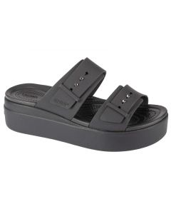 Crocs Brooklyn Low Wedge Sandal 207431-001 damskie klapki, Czarne 001