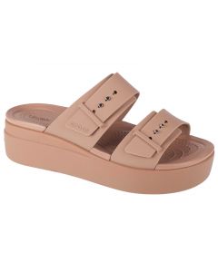 Crocs Brooklyn Low Wedge Sandal 207431-2Q9 damskie klapki, Brązowe 001