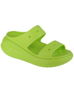 Crocs Classic Crush Sandal 207670-3UH damskie klapki, Zielone 001