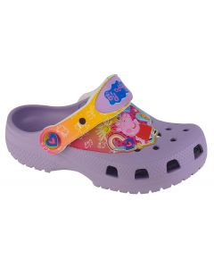 Crocs Classic Fun I am Peppa Pig T Clog 207915-530 dla dziewczynki klapki, Fioletowe 001