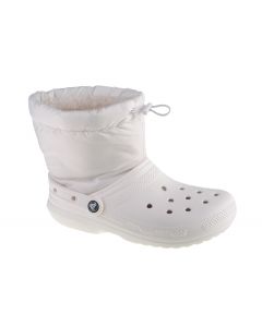 Crocs Classic Lined Neo Puff Boot 206630-143 damskie śniegowce, Białe 001