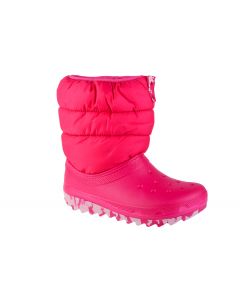 Crocs Classic Neo Puff Boot Kids 207275-6X0 dla dziewczynki śniegowce, Różowe 001