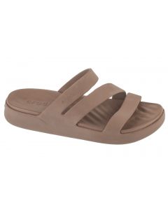 Crocs Getaway Strappy Sandal W 209587-0LF damskie klapki, Brązowe 001