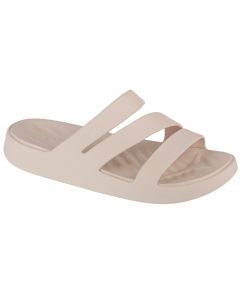 Crocs Getaway Strappy Sandal W 209587-160 damskie klapki, Beżowe 001