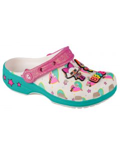 Crocs LOL Surprise BFF Girls Classic Clog 209466-100 dla dziewczynki klapki, Białe 001