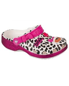 Crocs LOL Surprise Diva Girls Classic Clog 209465-100 dla dziewczynki klapki, Białe 001