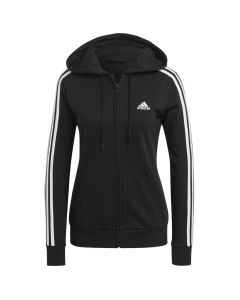 damskie adidas Essentials F T 3-Stripes Full-Zip Hoodie GL0792 001