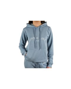 damskie GymHero Hoodie 785-BLUE 001