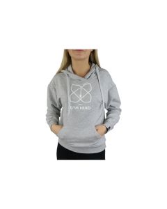 damskie GymHero Hoodie  GREY-HERO 001