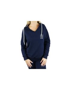 damskie GymHero Hoodie  NAVY-RACE 001