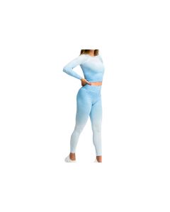 damskie GymHero Leggins Ombre LEG-BABYBLUE 001