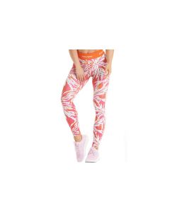 damskie GymHero Leggins ORANGE-LEAF 001