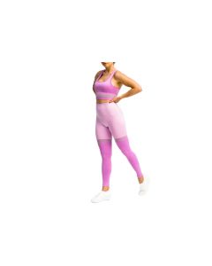 damskie GymHero Leggins Stripes MAUVE 001