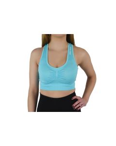 damskie GymHero Miami Cute Bra BASIC-BABYBLUE 001