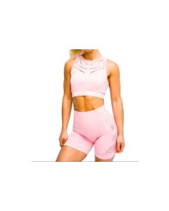 damskie GymHero Venice Beach Top Short Bra BRA-SHORTMILKSHAKE 001