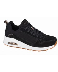 damskie Skechers Uno-Two For The Show 73672-BLK 001