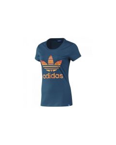 damskie T-shirt Adidas Trefoil F82108 001