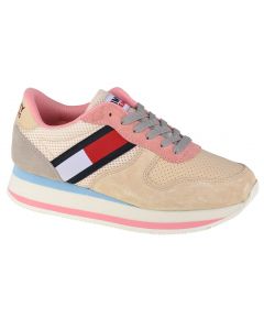 damskie Tommy Hilfiger Jeans Wm Flatform Runner EN0EN01357-AA8 001