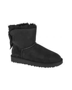 damskie UGG W Mini Bailey Fluff Bow 1123635-BLK 001