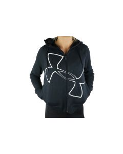 damskie Under Armour Big Logo Fullzip Hoodie 1320609-001 001