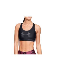 damskie Under Armour Mid Keyhole Graphic Bra 1344333-001 001