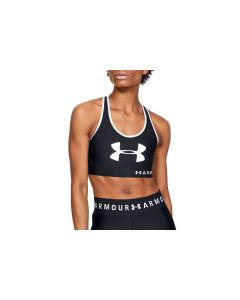 damskie Under Armour Mid Keyhole Graphic Bra 1344333-002 001