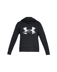 damskie Under Armour Rival Fleece Logo Hoodie 1321185-001 001