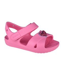 dla dzieci Crocs Classic Cross-Strap Charm Sandal 206947-669 001