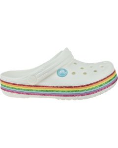 dla dzieci Crocs Rainbow Glitter Clog 206151-100 001