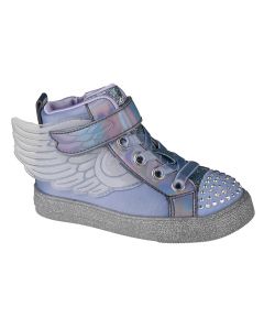 dla dzieci Skechers Shuffle Lite Lil Sparkle Wings 20217N-PERI 001