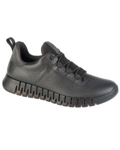 Ecco Gruuv M Lea GTX 525224-01001 męskie buty sneakers, Czarne 001