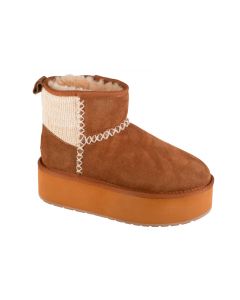 EMU Australia Stinger Knit Flatform W13143-CHES damskie buty zimowe, Brązowe 001