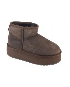 EMU Australia Stinger Micro Flatform W13082-CHOC damskie buty zimowe, Brązowe 001