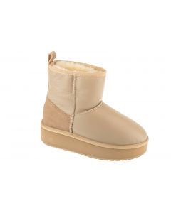 EMU Australia Stinger Mini Flatform Leather W13189-SAND damskie buty zimowe, Czerwone 001