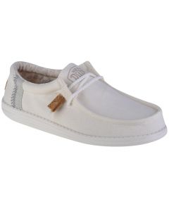 Hey Dude Wally Break Stitch 40015-100 męskie buty sneakers, Białe 001