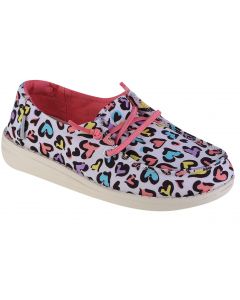 Hey Dude Wendy Youth 130120170 dla dziewczynki buty sneakers, Białe 001