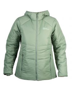 Jack Wolfskin Bergland INS Hoody W 1207221-4311 damskie kurtki, Zielone 001