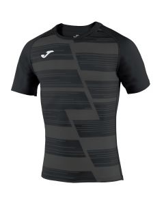 Joma Haka Tee 100960-110 męskie t-shirty, Czarne 001