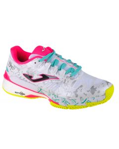 Joma Slam Lady 2102 TFIPLW2102P damskie buty do tenisa, Białe 001