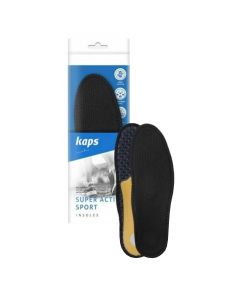 Kaps Super Active Sport Insoles 01-0033 unisex wkładki, Czarne 001