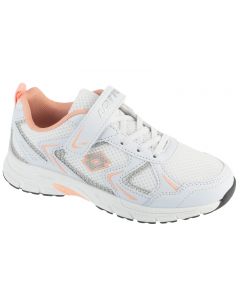 Lotto Kitaura K 2601050K-1041 dla dzieci buty sneakers, Białe 001