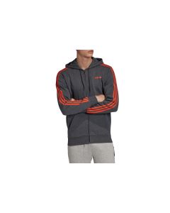 męskie adidas E 3S FZ FL Hoodie FM6109 001